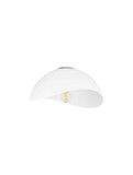 Nova Luce Deckenleuchte Opsi E27 Weiß Metall Ø30cm 9695306