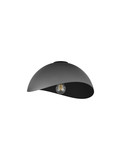 Nova Luce Deckenleuchte Opsi E27 Dunkelgrau Schwarz Metall Ø30cm 9695307