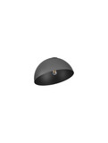 Nova Luce Deckenleuchte Onia E27 Dunkelgrau Schwarz Metall Ø40cm 9695313