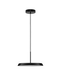 Nova Luce LED Pendelleuchte Ophelia 27W warmweiss 3000K Schwarz Metall Ø40cm 9695320
