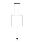 Nova Luce LED Pendelleuchte Dahlia 32W warmweiss 3000K Schwarz Aluminium 82x10cm 9695501
