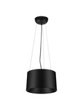 Nova Luce LED Pendelleuchte Atil 24W warmweiss 3000K Schwarz Aluminium Ø35cm 9870015
