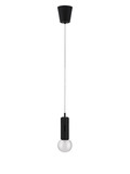 Nova Luce LED Pendelleuchte Chronos dimmbar 11W warmweiss 3000K Bewegungsmelder Schwarz Aluminium Ø13cm 9870024