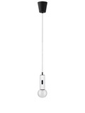 Nova Luce LED Pendelleuchte Chronos dimmbar 11W warmweiss 3000K Bewegungsmelder Weiß Aluminium Ø13cm 9870025