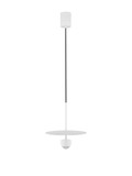 Nova Luce LED Pendelleuchte Edem 8W warmweiss 3000K Weiß Stahl Aluminium Ø30cm 9870044