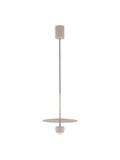 Nova Luce LED Pendelleuchte Edem 8W warmweiss 3000K Beige Stahl Aluminium Ø30cm 9870045