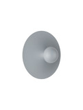 Nova Luce LED Wandleuchte Edem 9W warmweiss 3000K Blaugrau Stahl Aluminium Ø25cm 9870051