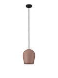 Nova Luce Pendelleuchte Omio E27 IP55 Rot Beton Ø20cm 9919101