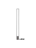 Nova Luce LED Stehleuchte Lithos 26W warmweiss 3000K Schwarz Anthrazit Beton 161cm 9919105