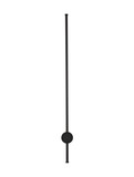 Nova Luce LED Außen-Wandleuchte Ridge 19W warmweiss 3000K IP65 salzwasserfest Schwarz Aluminium 97x8cm 9923408