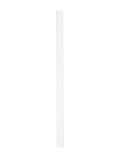 Nova Luce LED Außen-Wandleuchte Aneth 20W warmweiss 3000K IP65 salzwasserfest Weiß Aluminium 104x5cm 9923409