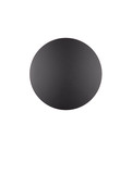 Nova Luce LED Außen-Wandleuchte Copper 7W warmweiss 3000K IP65 salzwasserfest Schwarz Aluminium Ø13,5cm 9923412