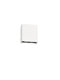 Nova Luce LED Außen-Wandleuchte Elio 12W warmweiss 3000K IP65 salzwasserfest Weiß Aluminium 13x11cm 9971474