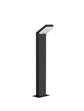 Nova Luce LED Wegeleuchte Farge 12W warmweiss 3000K IP65 salzwasserfest Anthrazit Aluminium 76cm 9971478