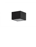 Nova Luce LED Außen-Deckenleuchte Jax 17W warmweiss 3000K IP54 salzwasserfest Anthrazit Aluminium 11x11cm 9971479