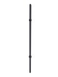 Nova Luce LED Wandleuchte Lyb 19W warmweiss 3000K Schwarz Aluminium 85x4cm 9980581