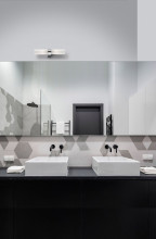 Nova Luce POLO Wandleuchte E14 2-fach Chrom IP44 40x6,5x5cm dimmbar 6310541