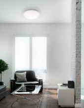 Nova Luce BREST Deckenleuchte E27 2-fach Weiß 13x38cm dimmbar 832403