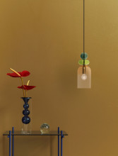 Nova Luce MURANO Pendelleuchte E14 Gold 184x10,8cm dimmbar 9009235