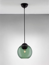 Nova Luce MIDORI Pendelleuchte E27 Schwarz 182,5x24cm dimmbar 9009242