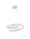 Nova Luce CONCETO LED Pendelleuchte Chrom 50W Neutralweiss 120x60cm dimmbar 9019720