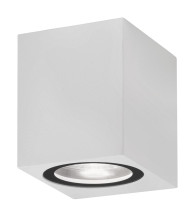 Nova Luce NERO Wandleuchte GU10 Weiß 7W IP54 6,7x8x8cm dimmbar 910041