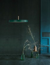 Nova Luce VETRO LED Pendelleuchte Grün 35W Warmweiss 120x50cm 910623