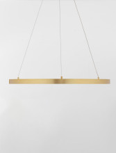 Nova Luce EMPATIA LED Pendelleuchte Messing 35W Warmweiss 120x60cm dimmbar 9172863