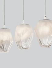 Nova Luce ICE Pendelleuchte G9 5-fach Weiß 84x12x180cm dimmbar 9260235