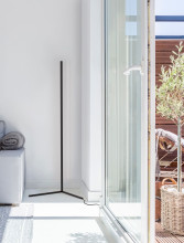 Nova Luce V-LINE LED Stehlampe Schwarz 18W Warmweiss 58,5x39,8x140,5cm dimmbar 9267108