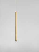 Nova Luce NORWAY Pendelleuchte E27 Gold 180x4,5cm dimmbar 9287949