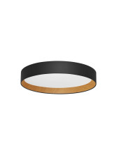 Nova Luce STAKE LED Deckenleuchte Schwarz 50W Warmweiss 9x60cm dimmbar 9345529