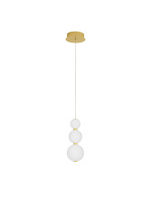 Nova Luce PERLA LED Pendelleuchte Gold 11W Warmweiss 150x10cm 9695301