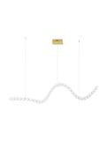 Nova Luce PERLA LED Pendelleuchte Gold 98W Warmweiss 167x42x200cm dimmbar 9695601