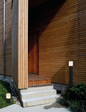 Nova Luce NOTEN LED Wegeleuchte Schwarz 10W IP65 Warmweiss 9x13,5x80cm 9905021