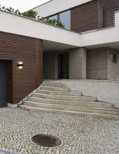 Nova Luce DARF LED Wandleuchte Schwarz 2x5W IP54 Warmweiss 9,5x10,5x13cm 9925666