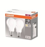 Osram E27 LED Lampe Base A60 6.5W 806Lm warmweiss Doppelpack