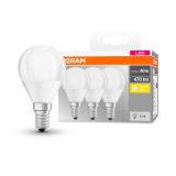 3er Pack Osram LED Lampe BASE Classic P FR 5,5W warmweiss E14 4058075090507 wie 40W