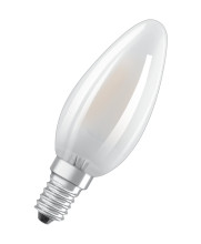 BELLALUX E14 LED Kerze 4W B40 Filament matt warmweiss wie 40W