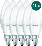 10er-Set Osram LED Base Classic E14 470lm 5W wie 40W Glühbirne warmweiss