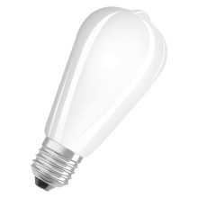 OSRAM Retrofit E27 / ST64 Vintage LED Lampe 6,5W ST55 Filament matt warmweiss wie 55W 4058075434363