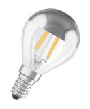 OSRAM Silber verspiegelt E14 LED Spiegellampe 4W P31 Mirror Filament klar warmweiss wie 31W