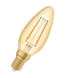 Osram Vintage 1906 LED Kerze 2.5W extra warmweiss E14 gold 4099854091575 wie 22W