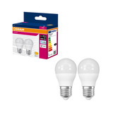 2er-Pack OSRAM LED Lampe E27 Value Classic P matt P60 6.5W 806lm Tageslichtweiss 6500K wie 60W 4099854547959