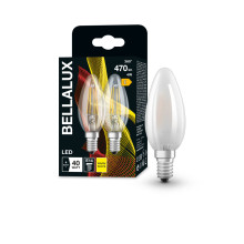 2er-Pack Bellalux E14 LED Lampe 4W 470Lm warmweiss 2700K wie 40W 4058075164895