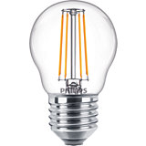 Philips Classic LED Lampe 4,3W E27 warmweiss P45 klar 8718696809730
