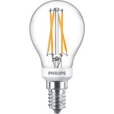 Philips Classic LED Lampe 3,5W E14 Ra90 warmweiss P45 klar DimTone dimmbar 8718699646387