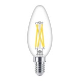 Philips LED Kerzenlampe E14 90Ra WarmGlow dimmbar 2,5W 270lm extra+warmweiss 2200-2700K wie 25W