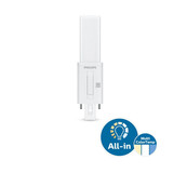 Philips LED Kompaktlampe PL-S G23 2-Pin CorePro KVG + 230V 3,5W 400lm warm-/neutral-/tageslichtweiss 3000/4000/6500K CCT wie 7W 8721103135339