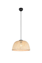 Casalum R36091032 Laurent E27 Pendelleuchte ⌀40cm Schwarz Matt